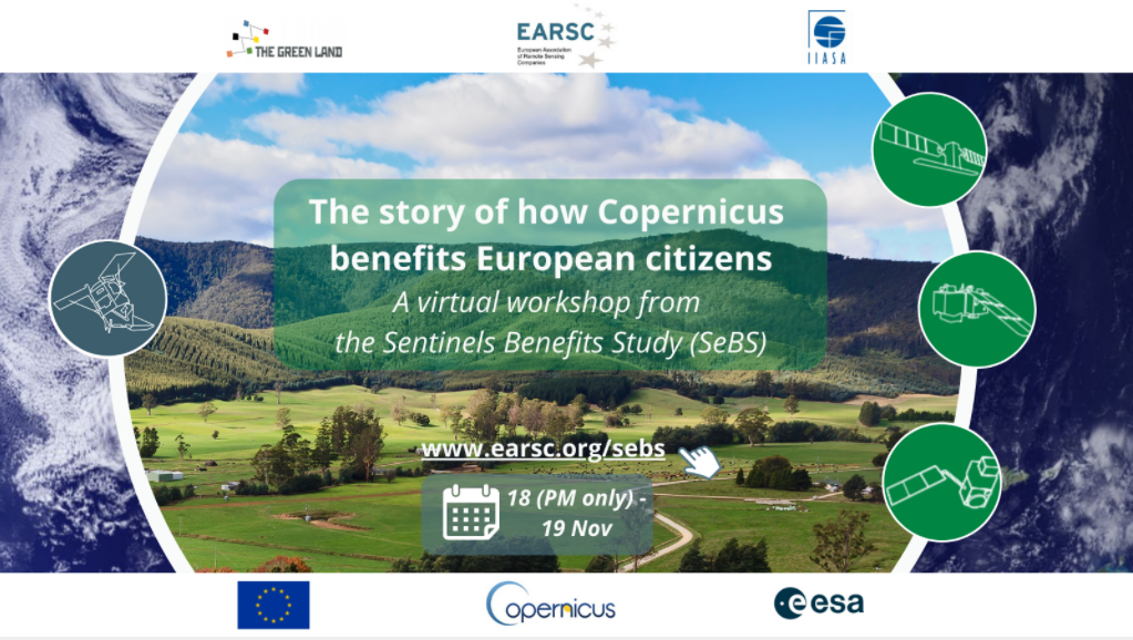 EARSC workshop showcasing 24 Copernicus Sentinel value case studies in Europe